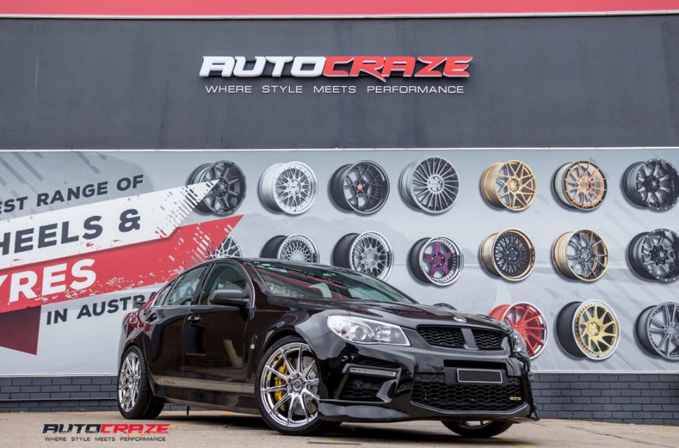 Holden Commodore Niche Essen Wheels Kumho Tyres Front Close Shot Gallery Janurary 2018