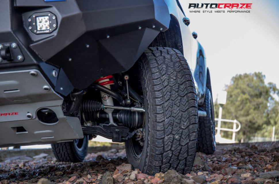 Toyota Hilux Diesel Avalanche Wheels Lift Kit, Rival Bar Suspension Close Up Shot Gallery March 2018