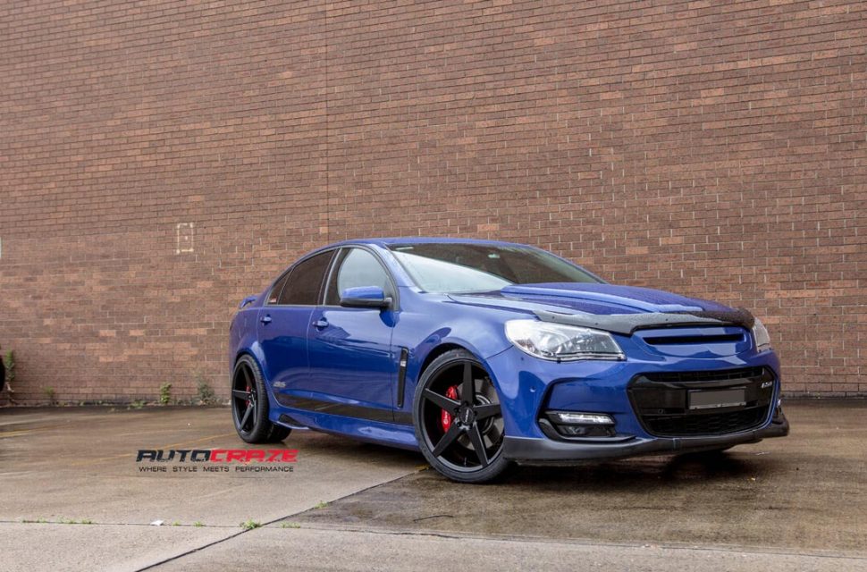 Holden Commodore Zenetti Baron Wheels Front Close Shot November 2017