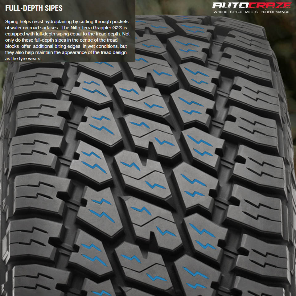 Nitto Terra Grappler G2 Tyre Full-Depth Sipes Review AutoCraze
