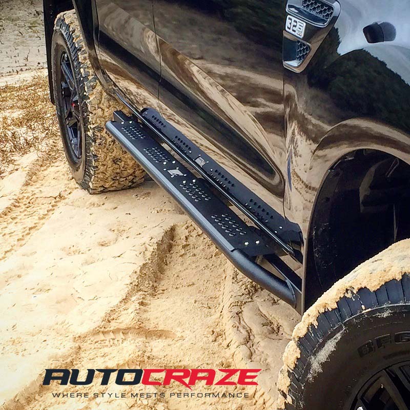 Black Ford Ranger Rock Slider