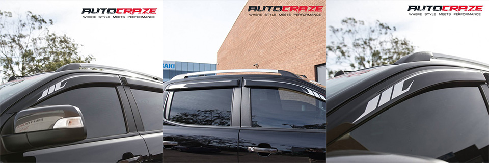 Black Ford Ranger Weathershields