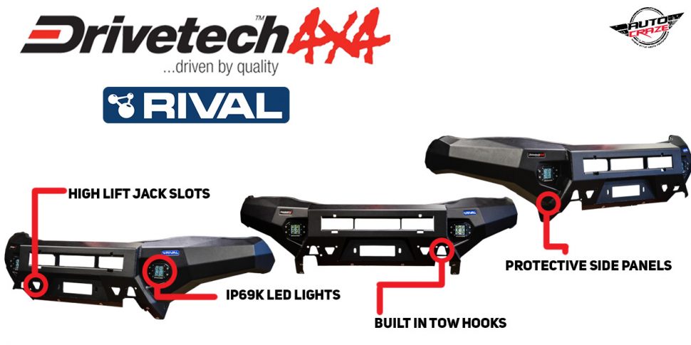 Drivetech 4X4 x Rival bumper bull bar