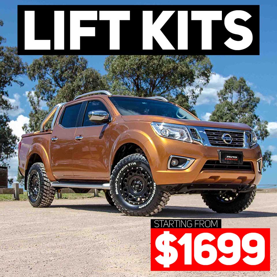 Orange Nissan Navara Lift Kit AutoCraze