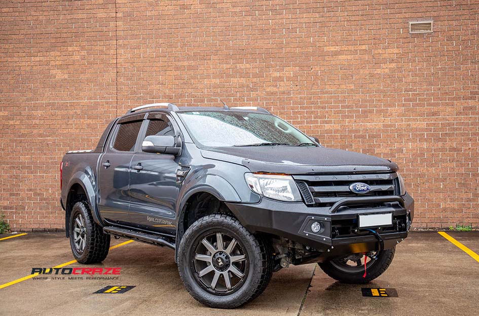 Ford Ranger King Gator Wheels Nitto Tyres 4x4 Accessories Front Close Shot Gallery Sept 2018