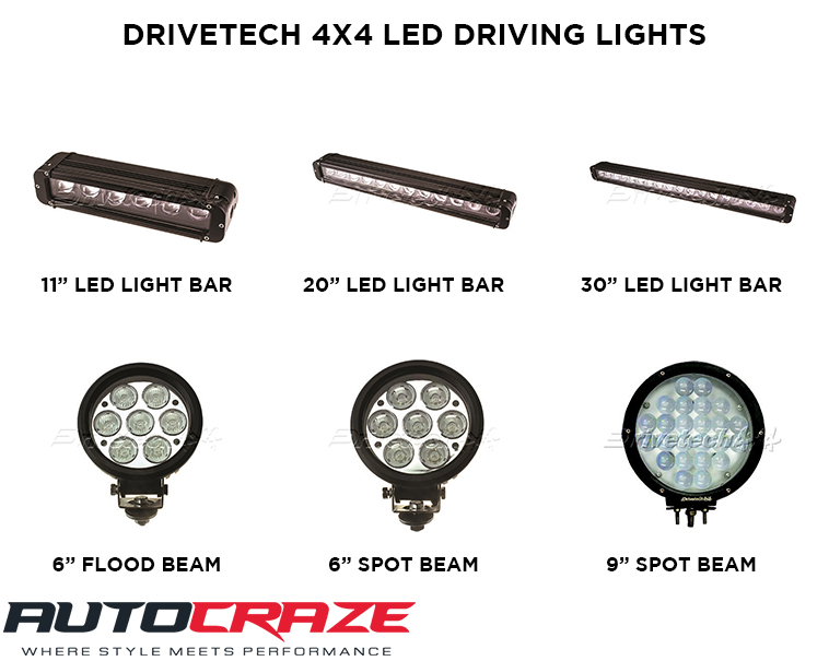 DRIVETECH 4X4 DRIVING LIGHTS