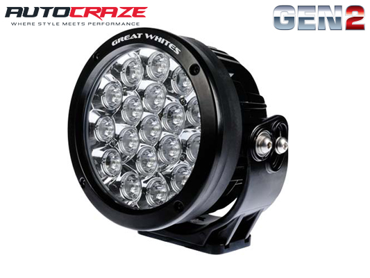 Great White 18 LED Round Driving Light
