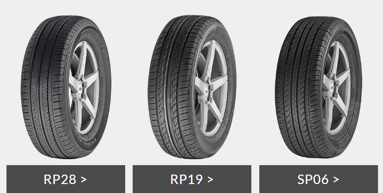 Goodride passenger tyres range