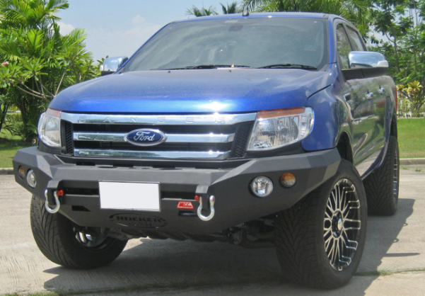 Blue ford ranger mcc bullbar