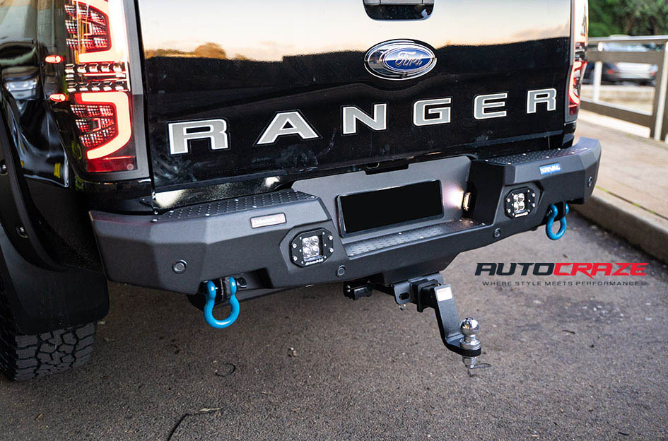 Black Ford Ranger Fuel Beast Wheels Rival Bar Falken Tyres Rear Rival Bar Shot Gallery June 2019