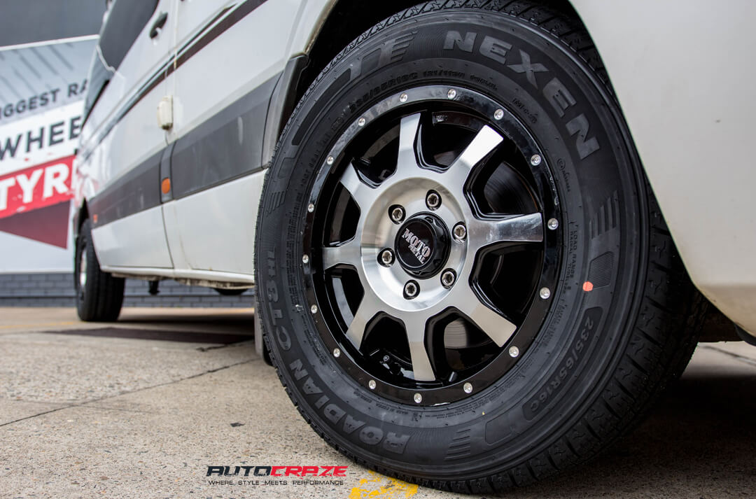 Mercedes Sprinter Wheels Front Fitment Shot