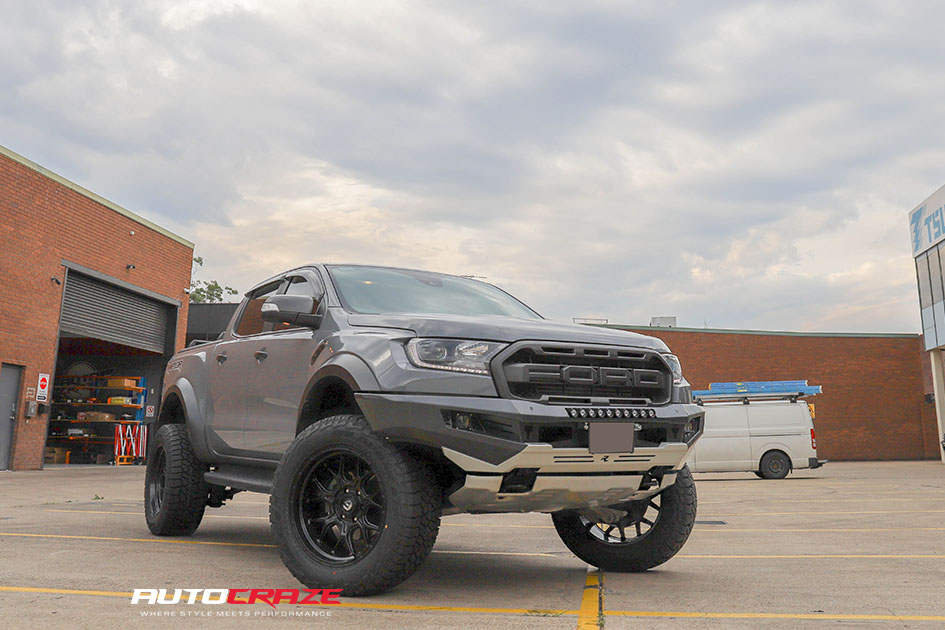 Grey Ford Ranger Fuel Tech Wheels Front shot Gallery April 2020