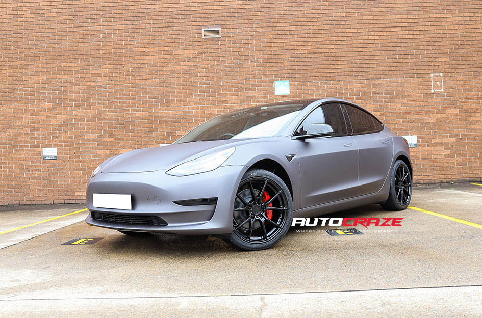 Tesla Model 3 King Venom Wheels Front Shot Gallery March 2020