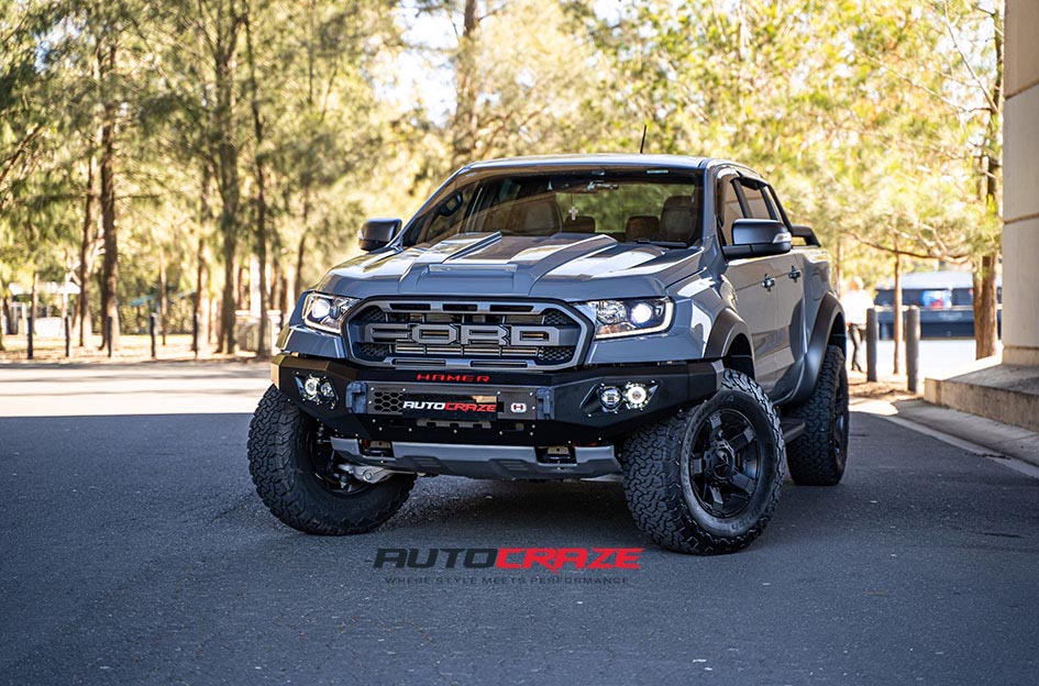 Grey Ford Ranger Raptor KMC Load Rated Wheels