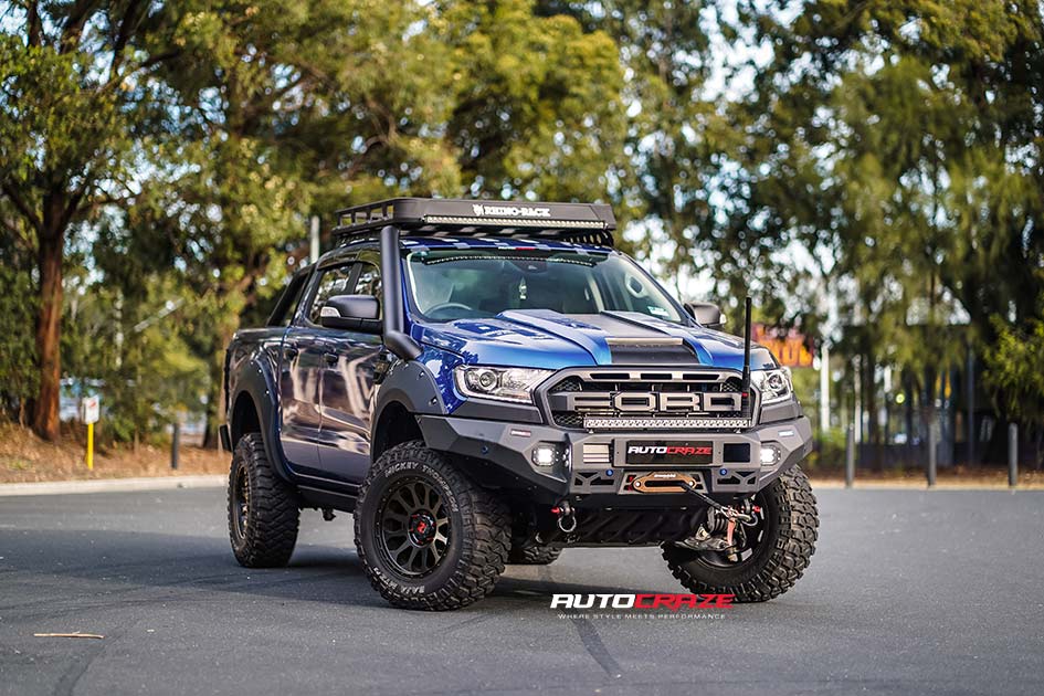 Blue Ford Ranger Nomad Victim wheels