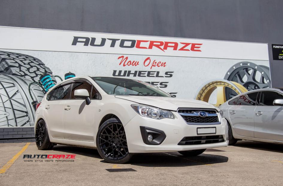 SUBARU IMPREZA BLQ MATTE BLACK 