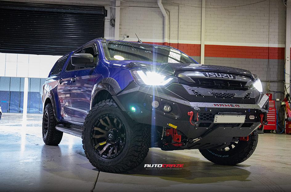 ISUZU DMAX BLITZ MATTE BLACK MACHINED DDT 