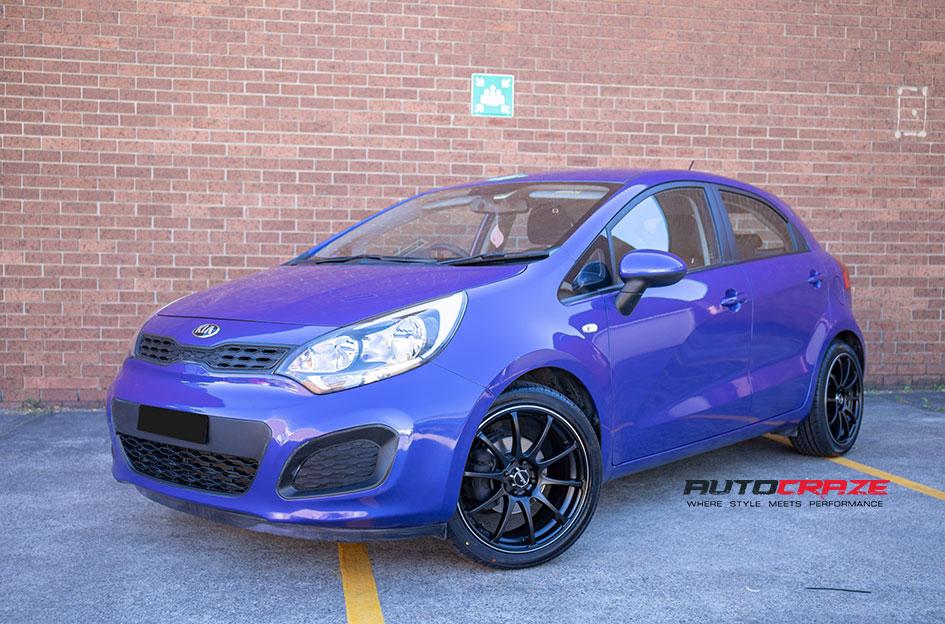 KIA RIO HALO SATIN BLACK 