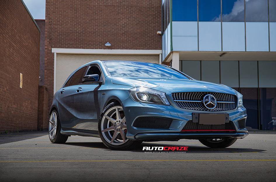 MERCEDES A250 FAITH SILVER MACHINED FACE 