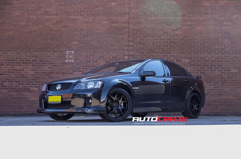 HOLDEN COMMODORE VE SEDAN STAGE MATTE BLACK 