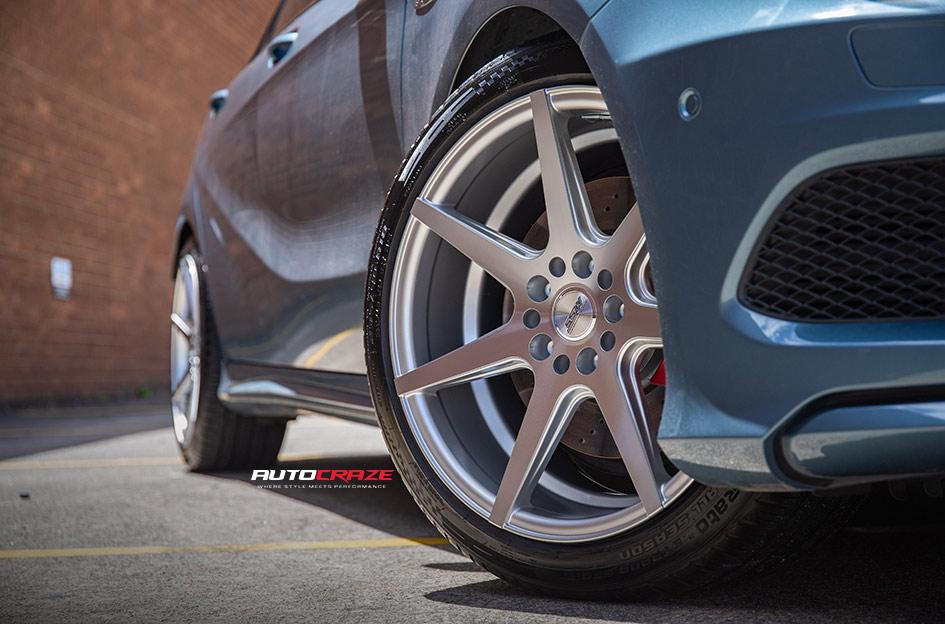 MERCEDES A250 FAITH SILVER MACHINED FACE 