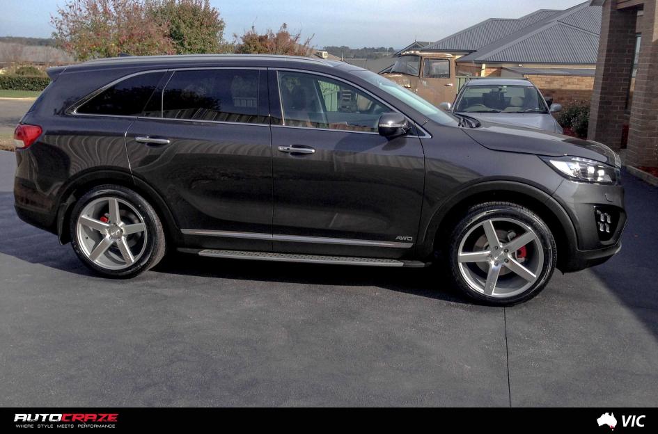 KIA SORENTO MILAN SILVER MACHINED FACE 