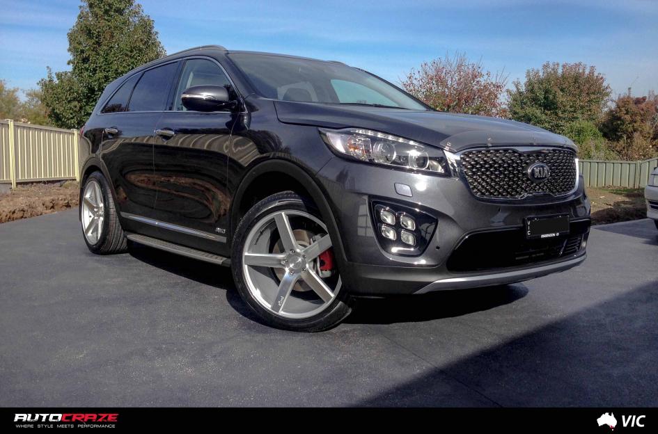 KIA SORENTO MILAN SILVER MACHINED FACE 
