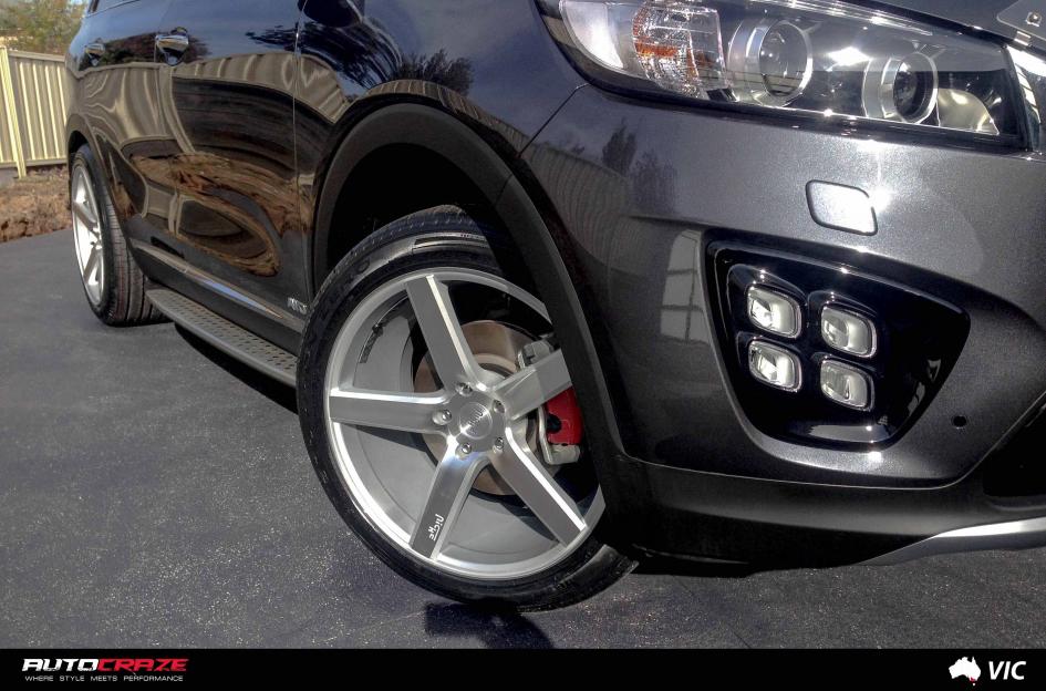 KIA SORENTO MILAN SILVER MACHINED FACE 